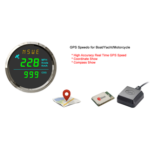 Compteur de vitesse numérique universel GPS 52 mm, jauge GPS 0-999 km/h pour bateaux marins, voitures, motos, hot rods - Product Image 3