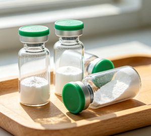 Flacons en verre à bouchon rabattable bicolore |   Bouteilles de soins de la peau en poudre lyophilisée, emballages de beauté multi-usages, vente en gros - Product Image 3