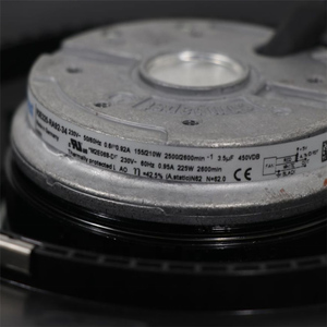 For R2E225-RA92-34 230V AC 50/60HZ 225W 2600RPM 765.2CFM IP44 Cast <b>Iron</b> OEM Centrifugal Cooling Fan for Siemens Inverter - Product Image 5
