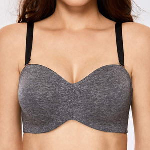 Gran busto Minimizer aros apoyo sujetador sin tirantes de las mujeres sin forro No relleno fiesta vestido sujetador - Product Image 6