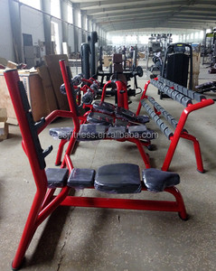 Prensa de Banco plano para entrenamiento, Banco de pesas para gimnasio comercial, equipo de Fitness, deportes de pesas A031, Benc plano Horizontal de lujo - Product Image 4