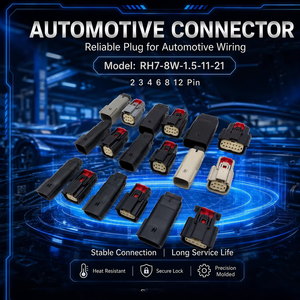 Conector Automotriz Molex de 2, 3, 4, 6, 8, 12 Pines, Enchufe para Sensor de Temperatura, Arnés de Cables, Terminal 33481-0201, Macho/Hembra - Product Image 2