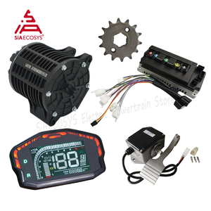 QS MOTOR QS138 W Mid Drive Motor Powertrain أطقم 72V 100kph مع وحدة تحكم VOTOL EM150SP لعربة Go - Product Image 3