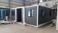 Conteneur mobile de rangement extérieur grand format, abri de stockage en panneaux sandwich, idéal pour supermarché, hôtel, maison
