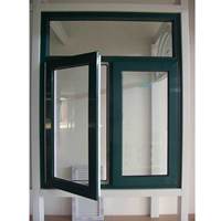 Ventanas Modernas de Doble Acristalamiento de Aleación de Aluminio Resistentes a Huracanes, Abatibles, Insonorizadas, con Rotura de Puente Térmico y Eficiencia Energética