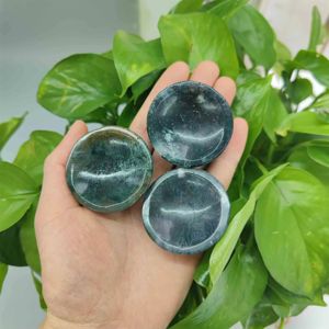 Vente en gros de petites coupelles sculptées en agate herbe aquatique, style bohème naturel, pierre de guérison en cristal pour la décoration intérieure et les cadeaux - Product Image 2