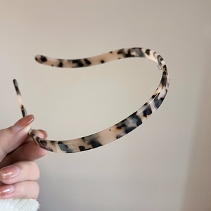 New Gradient Color Retro Acetate Multifunction <b>Headbands</b> for Women-High-end Anti-slip Versatile for Daily Wear <b>Makeup</b> Routine - Product Image 5
