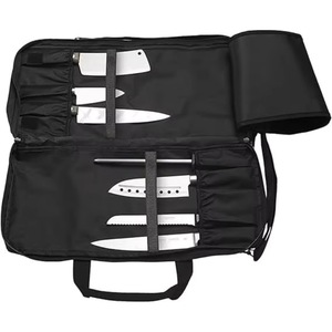 Free sample Waterproof eva Chef Knife <b>Roll</b> <b>Bag</b> Heavy Duty Portable Chef Tool Organizer Knife Storage <b>Bag</b> with Shoulder - Product Image 2