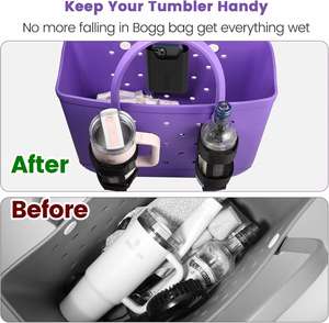 Accesorios para Botellas de Agua de 40 oz, Soporte Grande para Bebidas, Compatible con Bolsas Ajustables, Portavasos para Stanley - Product Image 3