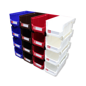 Wholesale Wall Mounted Bin Storage Boxes Screw Nut Hardware Electronics Heavy Duty Stackable and Hangable Bins