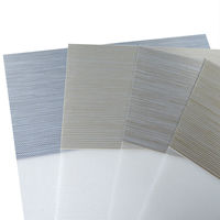 Nouveauté Rembourrage Respirant Anti-Poussière Protection Double Filtre Tissu Doux Résistant aux UV Double Couche Zebra Blind Tissu