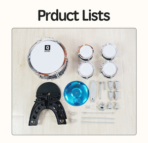 Cậu Bé Và Cô Gái Nhạc Cụ Quà Tặng Trống <span class=keywords><strong>Kit</strong></span> Cho Người Mới Bắt Đầu Nhà Trống Nhạc Cụ <span class=keywords><strong>Jazz</strong></span> Trống - Product Image 4