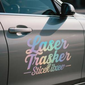 Op maat gemaakte waterdichte zelfklevende auto raam hologram transfer <span class=keywords><strong>sticker</strong></span> vinyl die-cut logo letterring voorruit laser stickers - Product Image 5