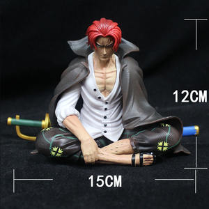 Figure Anime Akakami No Shankusu 2024, Pirata con Cappello di Paglia in Posizione Seduta, GK Capelli Rossi, Scena di Bere, Serie Quattro Imperatori Resonance - Product Image 2