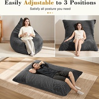 Grenzüberschreitendes Modernes Design Vakuum-Kompressions-3-in-1 Rechteckiger Cord-Sitzsack Abnehmbar Waschbar Abnehmbares Sofa