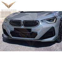 Kit carrosserie en fibre de carbone sèche de haute qualité style MP, lèvre avant + diffuseur + spoiler pour G42 Série 2 Coupé 2022+
