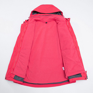 <span class=keywords><strong>Veste</strong></span> Safari Hiver Coupe-Vent Imperméable en Toile pour Hommes et Femmes, Épaisse, à Capuche, Réversible, Écologique, 2-en-1 Détachable, Motif Lettres, pour l'Extérieur - Product Image 6