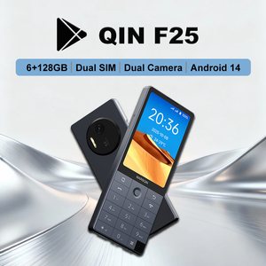 Téléphone intelligent QIN F25 avec clavier, Android 14, GMS complet, écran tactile + clavier physique, 6 Go + 128 Go, Octa Core, double SIM, 4G, mini téléphone portable - Product Image 1