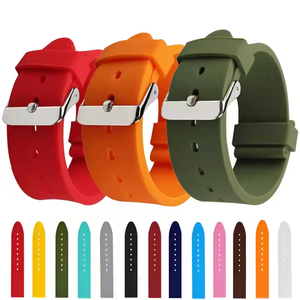 Cinturino classico per orologio intelligente in Silicone di lusso impermeabile 18/20/22/24mm per Apple per <span class=keywords><strong>Samsung</strong></span> per Galaxy Iwatch Ultra 2 - Product Image 4