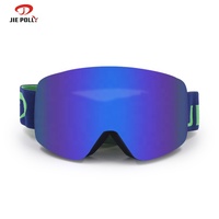 Lunettes de neige anti-buée à double lentille Uv400 avec logo personnalisé Lunettes de snowboard en mousse polarisée Lunettes et lunettes de ski pour le snowboard