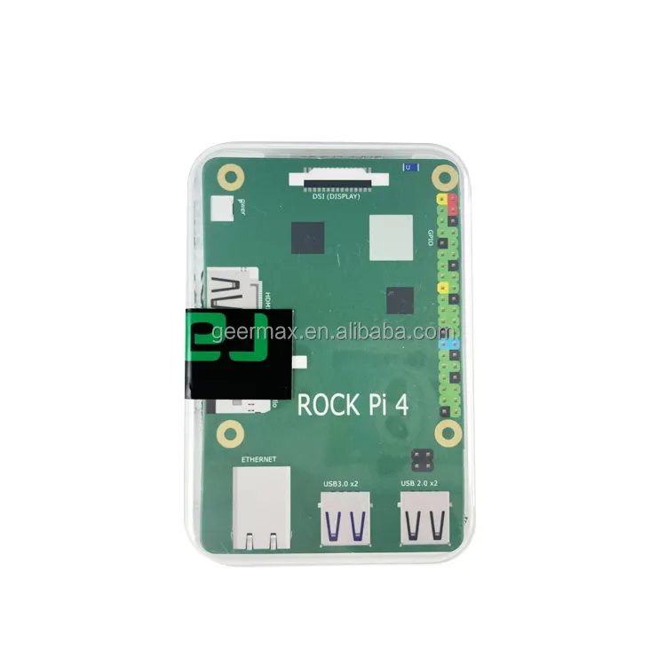 Rock Pi 4B 4GB Rockchip RK3399 ARM 6コアSBC/シングルボードコンピューターRockPi4モデルB4 GB