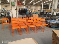 Chaises d'extérieur TSXY de haute qualité pour restaurant meubles d'hôtel meubles d'extérieur en métal de jardin