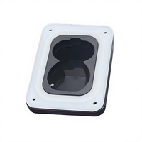 Support de chargeur EV CCS2 neuf avec bande lumineuse pour station de recharge AC