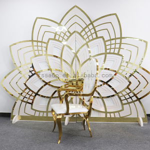 Sillas <span class=keywords><strong>DE</strong></span> CORONA <span class=keywords><strong>DE</strong></span> BODA <span class=keywords><strong>DE</strong></span> ACERO INOXIDABLE, muebles <span class=keywords><strong>de</strong></span> boda <span class=keywords><strong>de</strong></span> Hotel europeo, comedor <span class=keywords><strong>de</strong></span> metal, cocina, sillones modernos - Product Image 4