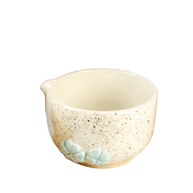 Embossed Flower Speckled Eco Friendly Ceramic