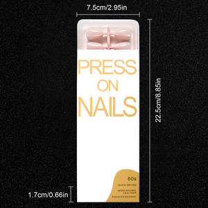 BIN <strong>Pink</strong> Colors Cat Eye Press on <strong>Nails</strong> - Product Image 6