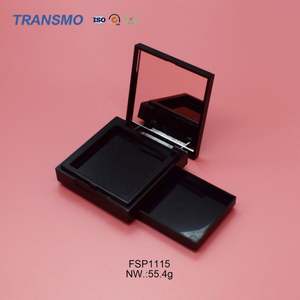 Boîtier compact pour poudre pressée, design tiroir, étiquette privée, carré, conteneur pour correcteur, boîtier compact pour poudre avec miroir - Product Image 4