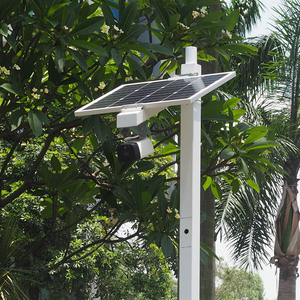 Système de caméra de surveillance solaire 12V CC pour extérieur, surveillance de la qualité de l'eau, ingénierie municipale, stockage cloud Guangzhou - Product Image 2