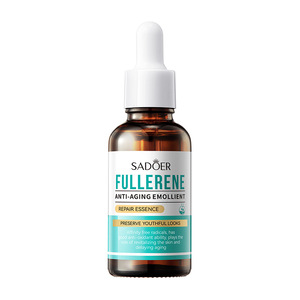 SADOER Sérum à la fullerène en flacon brun, hydratant, réparateur, raffermissant, essence - Product Image 1