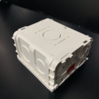 Boîte d'interrupteur en PVC de type 86 pour installation électrique, connectée à une boîte de jonction étanche pour câble d'étanchéité