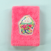 Agenda en peluche licorne alpaga pour enfants, carnet de notes, doux et pelucheux, tendance, pour journal intime, collection