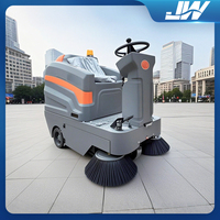 Balayeuse de sol robotique Robot de nettoyage commercial en plein air Balayeuse de route pour parking souterrain