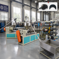 Machine de cintrage de visières de casquettes à chaud et à froid pour ligne de production de casquettes de baseball, fournie directement par l'usine