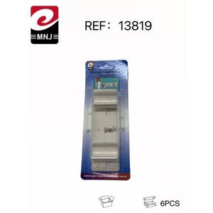 Plastic Mop Clips Adhesive Holder 6Pcs For Cleaning Tools Storage - Product Image 3