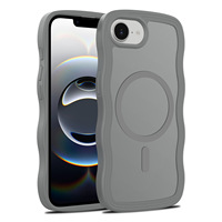 Nouveau modèle de luxe magnétique 15 pour iPhone 16E étui Compatible pour Apple Big Wave Skin Feel téléphone antichoc