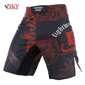 Shorts MMA con forro de malla sublimado/ Shorts de muay thai baratos con forro sublimado - Product Image 1