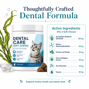 Suplemento Dental para Gatos a Granel con Ascophyllum Nodosum SHMP, Masticables para el Cuidado Bucal, para un Aliento Fresco y Dientes Más Limpios - Product Image 6