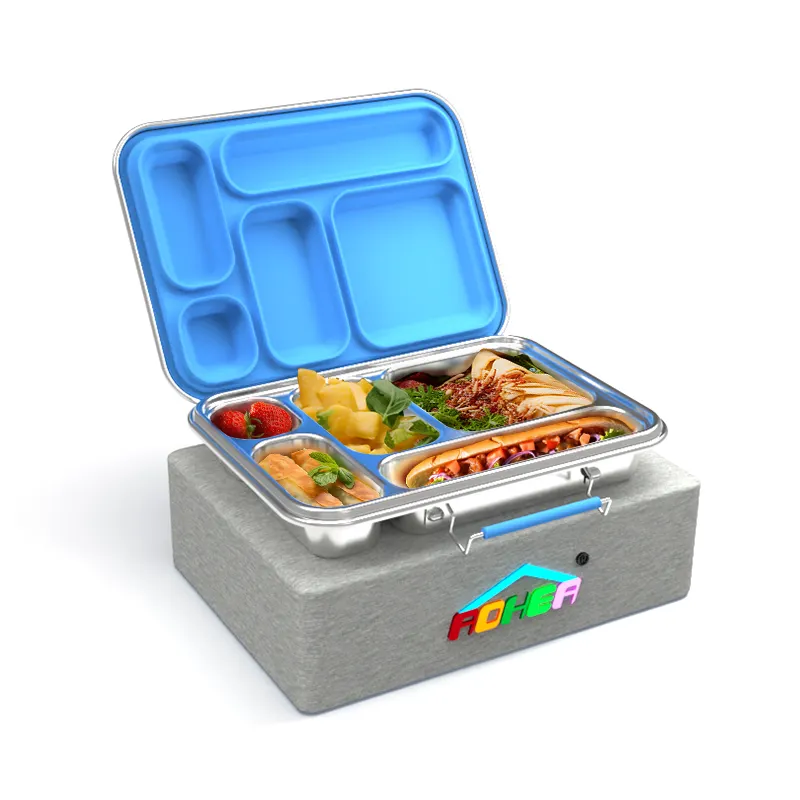 Aohea OEM/ODM 304 lunch box a parete singola in acciaio inossidabile bento box contenitori per alimenti sfusi