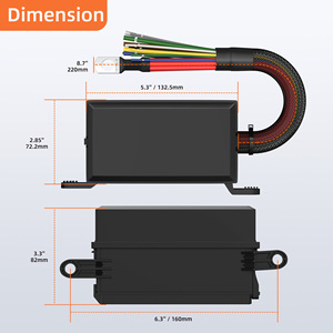 Caja de Relés Pre-cableada e Impermeable de 6 Vías y 12V, Bloque de Soporte para Relés, Caja de Fusibles y Relés Automotrices ATC/ATO - Product Image 2