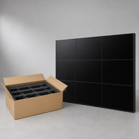 Mur vidéo LCD professionnel de 49 pouces, cadre de 0,88 mm, écran de raccordement 4K UHD à taux de rafraîchissement élevé pour studio de télévision et diffusion