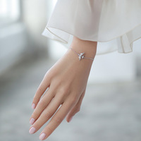 Ensemble Collier, Bracelet et Boucles d'Oreilles en Argent Sterling 925 Plaqué Rhodium avec Zircon, Motif Colombe de la Paix, Bijoux Haut de Gamme Luxe Léger, Vente en Gros
