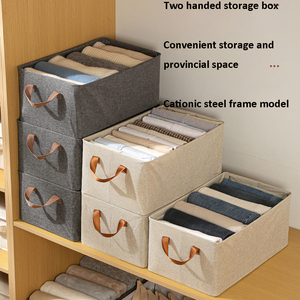 K106 Cationic Wardrobe Jeans Storage <b>Box</b> Modern Organizer Children's Clothing Underwear Including <b>Socks</b> Living Room Kitchen Wall - Product Image 5