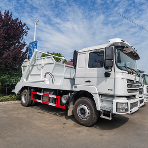 <b>Swing</b> Arm Skip <b>Bin</b> Garbage Truck Urban Municipal Waste Collection Shacman 10cbm Automatic Loading Efficient Waste Recycling - Product Image 1