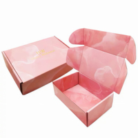 Boîte en carton écologique avec impression couleur, emballage cadeau certifié, boîte d'expédition pliable facile, logo personnalisé