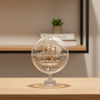 Wellfun Fabricant Lumière Chaude Monde Terre Globe Carte Globe Décoratif avec Bluetooth