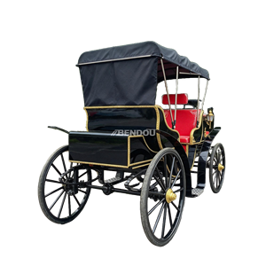Vagoneta Eléctrica Turística Personalizada con Grabado Dorado, Carro con Techo y Múltiples Asientos, Estructura de Acero, Capacidad de Carga de 850 kg, Transporte de Fábrica - Product Image 2